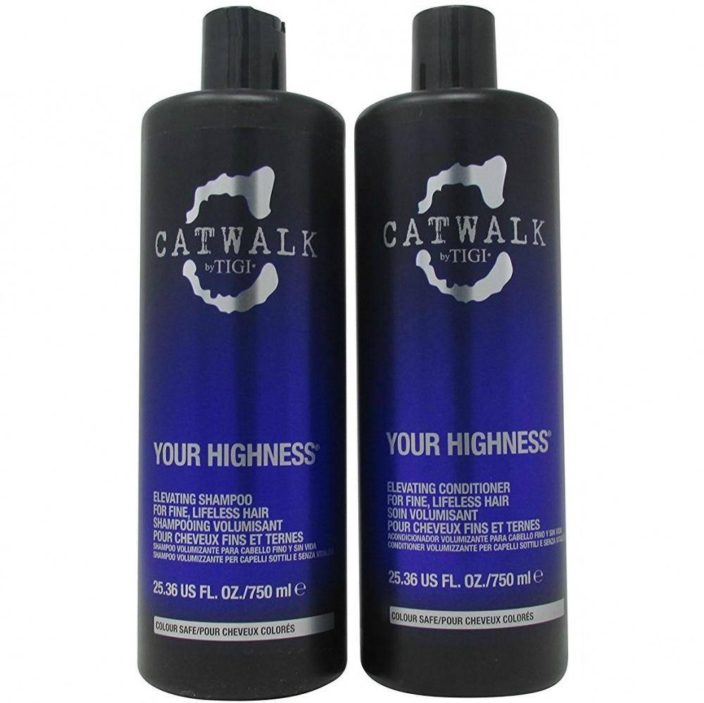 Ib uanset boliger Tigi Catwalk Your Highness Shampoo and Conditioner Duo 750 ml/ 25.36 fl.  oz. | Lustrous Shine