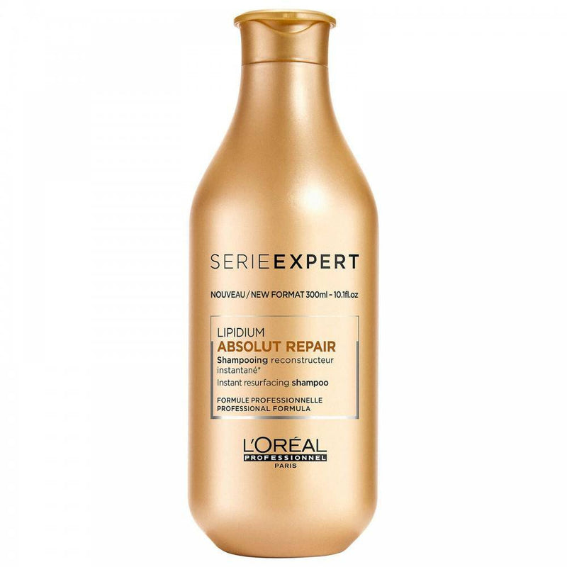 Loreal Serie Expert Lipidium Absolut Repair Instant Resurfacing Shampoo 300 ml/ 10.1 fl. oz. - Lustrous Shine - Loreal