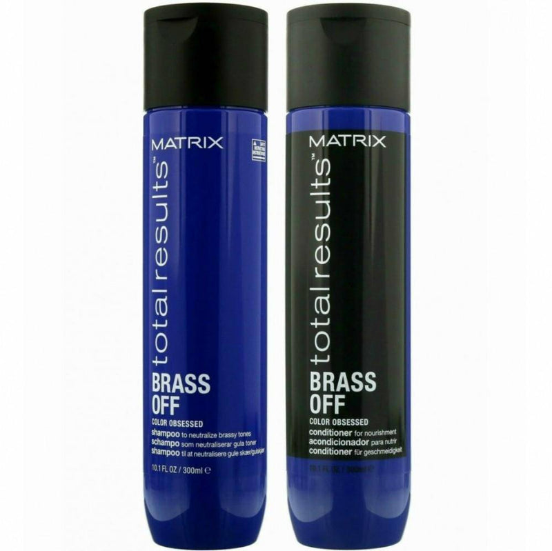 Total Results Brass Off Color Obsessed Shampoo and Conditioner Duo - Lustrous Shine - Matrix