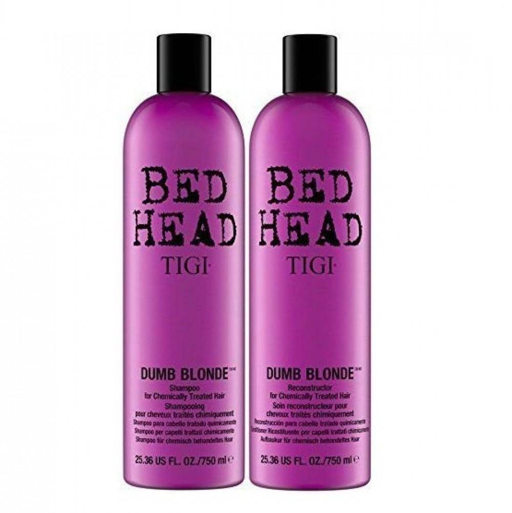 Tigi Bed Head Dumb Blonde Shampoo and Reconstructor Conditioner Duo