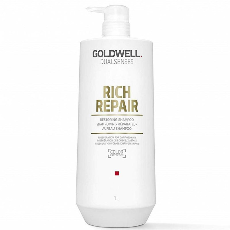 Dualsenses Rich Repair Restoring Shampoo 1 L - Lustrous Shine - Goldwell