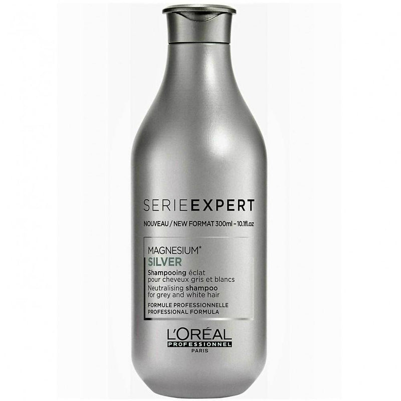 Loreal Serie Expert Magnesium Silver Shampoo 300 ml/ 10.1 fl. oz. - Lustrous Shine - Loreal