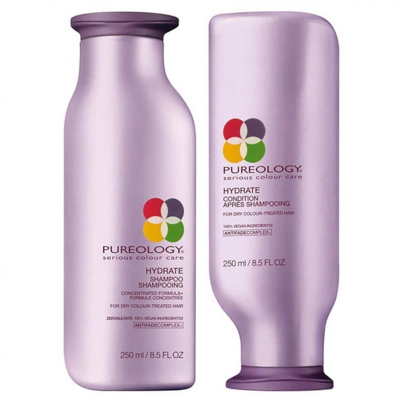Pureology Hydrate Shampoo and Conditioner Duo Set 250 ml/ 8.5 fl. oz. - Lustrous Shine - Pureology