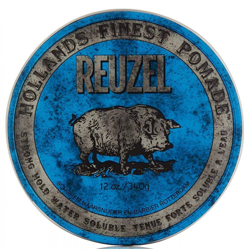 Reuzel Strong Hold Water Soluble Pomade 340 g/ 12 oz. - Lustrous Shine - Reuzel