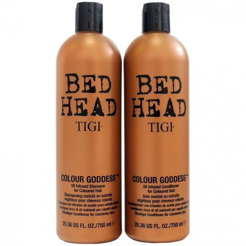 Bed Head Colour Goddess Oil Infused Shampoo and Conditioner Duo - Lustrous Shine - TIGI