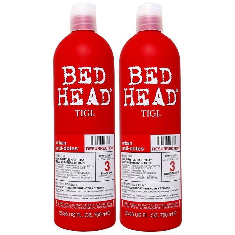 Tigi Bed Head Resurrection Shampoo and Conditioner Duo 750 ml/ 25.36 fl. oz. - Lustrous Shine - TIGI