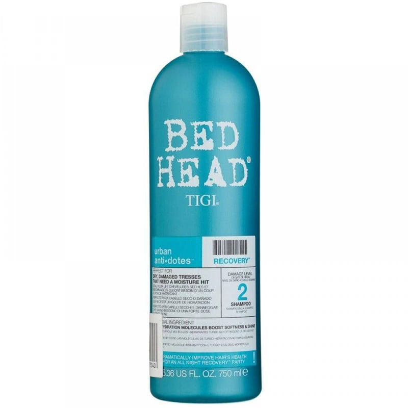 Tigi Bed Head Urban Antidotes Recovery Shampoo 750 ml/ 25.36 fl. oz. - Lustrous Shine - TIGI