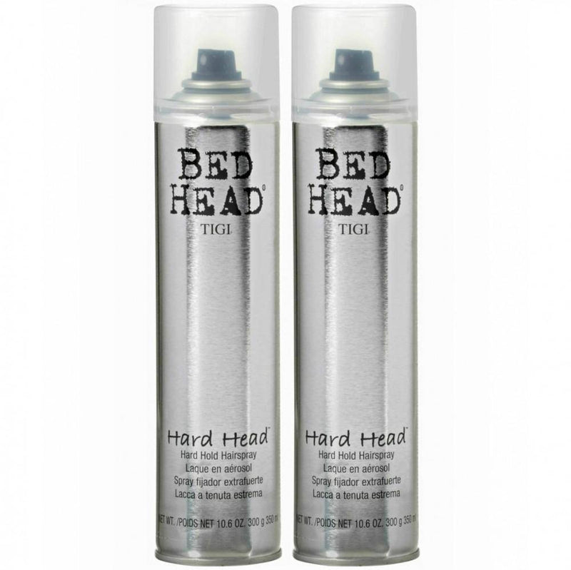Tigi Bed Head Hard Head Hairspray 350 ml/ 10.6 oz. 2 Pack - Lustrous Shine - TIGI