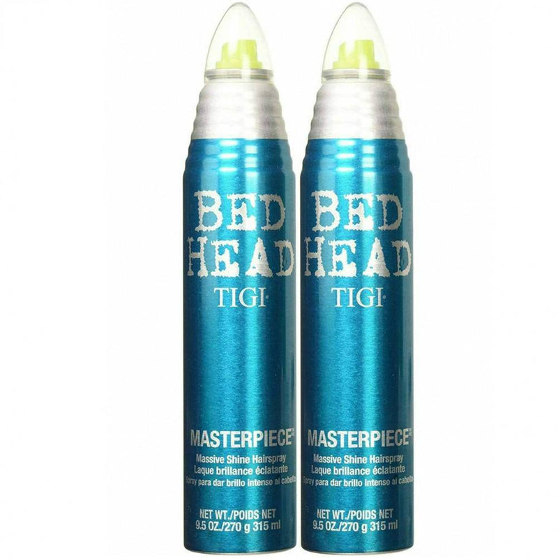 Tigi Bed Head Masterpiece Massive Shine Hairspray 315 ml/ 9.5 oz. 2 Pack - Lustrous Shine - TIGI