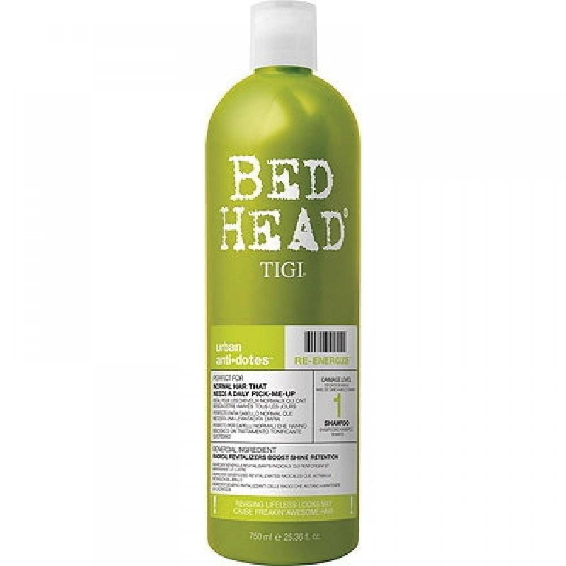 Tigi Bed Head Urban Antidotes Re-Energize Shampoo 750 ml/ 25.36 fl. oz. - Lustrous Shine - TIGI