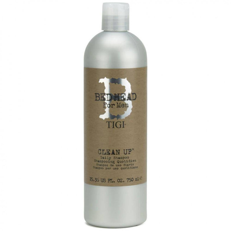 Tigi Bed Head For Men Daily Clean Up Shampoo 750 ml/ 25.36 fl. oz. - Lustrous Shine - TIGI